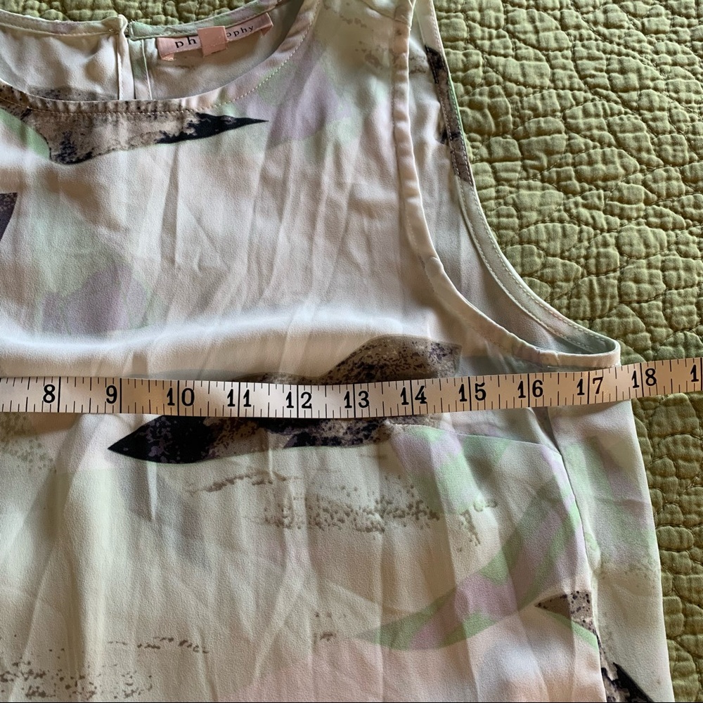 Philosophy Sleeveless Flowing White Top Size Small - Picture 5 of 10